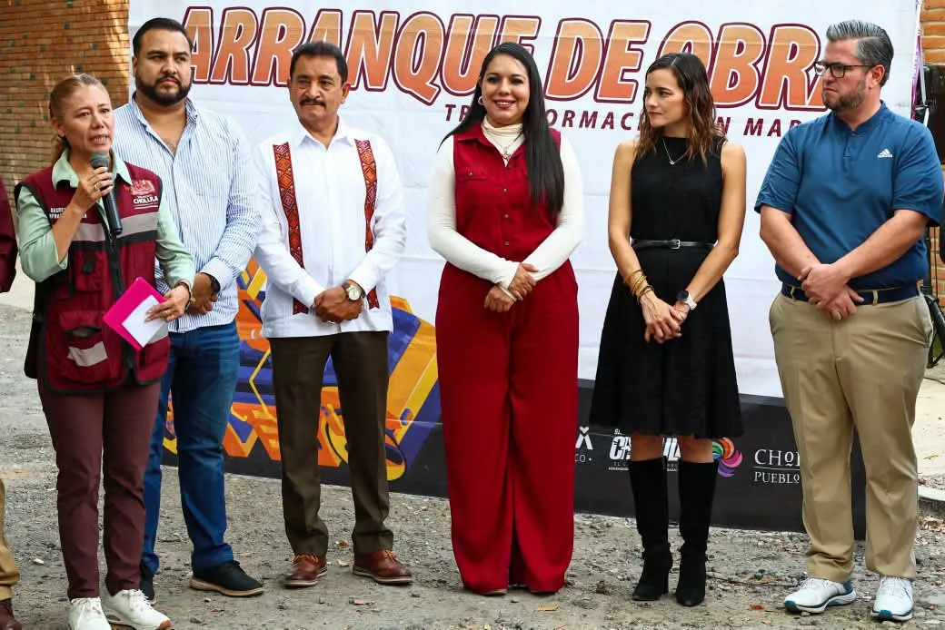 Inician rehabilitación de la calle 15 Poniente en San Cristóbal Tepontla, Tonantzin Fernández
