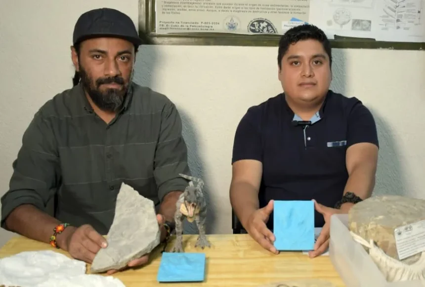 Investigadores BUAP registran nuevas huellas de dinosaurio en Puebla