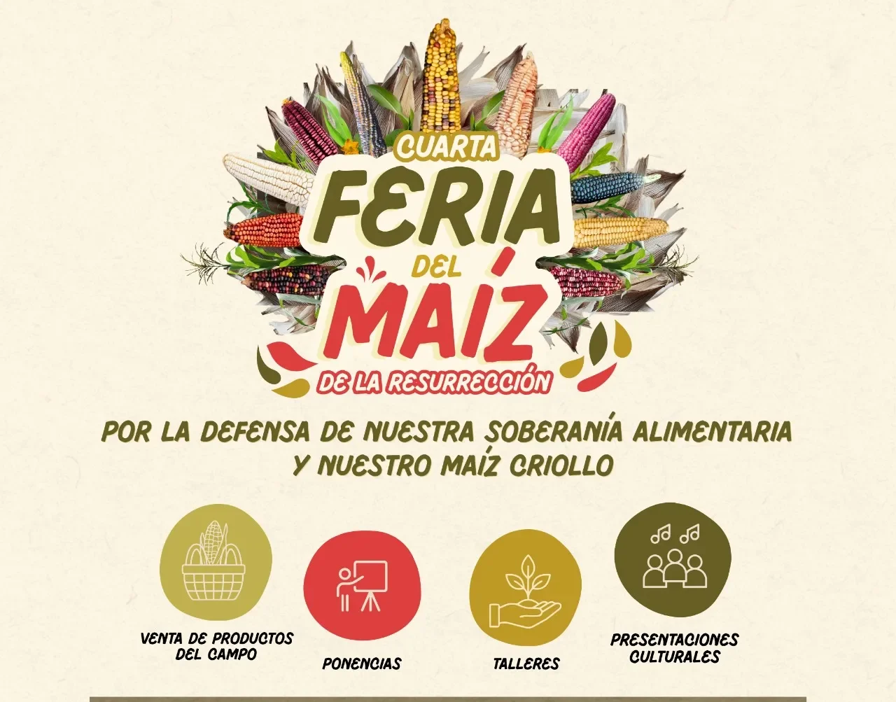 La Resurrección, sede de la cuarta edición de la Feria del Maíz