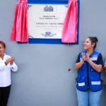 Lupita Cuautle entrega rehabilitación de calle en Concepción Guadalupe