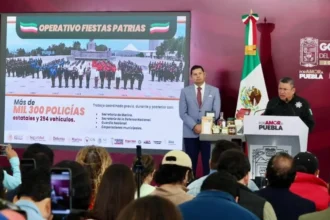 Más de mil 300 policías reforzarán la seguridad en Puebla por Fiestas Patrias