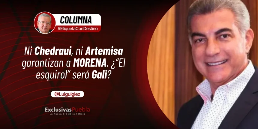 Ni Chedraui, ni Artemisa garantizan a MORENA. ¿“El esquirol” será Gali
