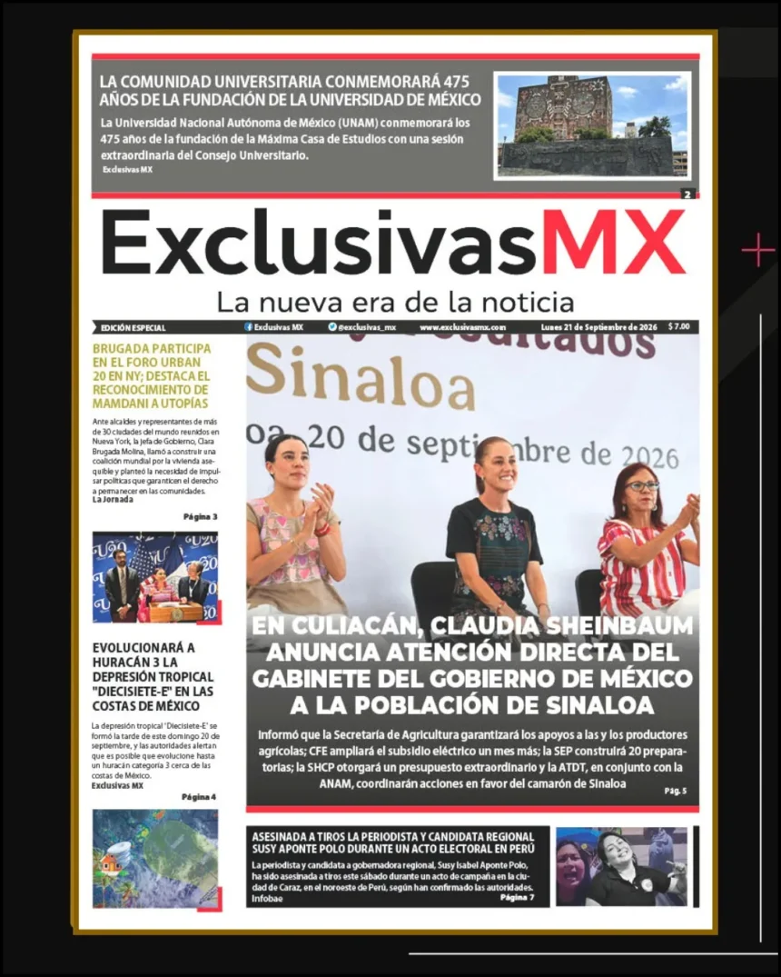 PORTADA MÉXICO 21 DE SEPTIEMBRE