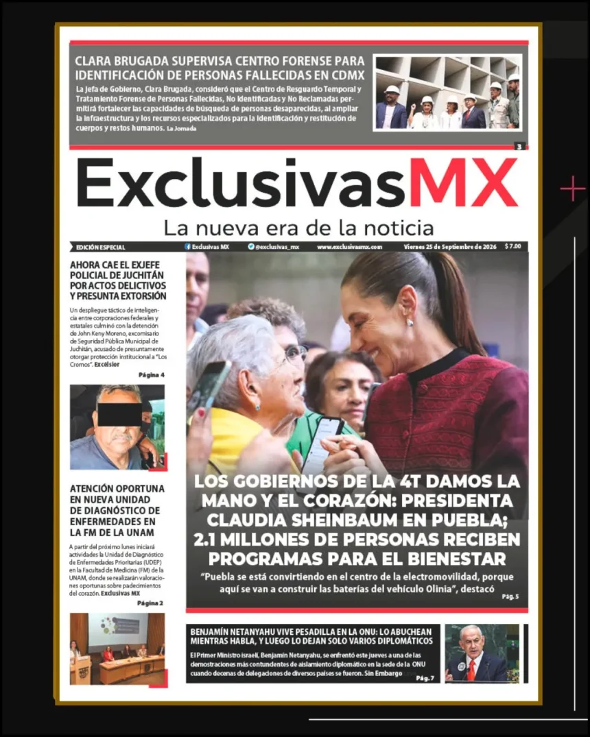 PORTADA MÉXICO 25 DE SEPTIEMBRE