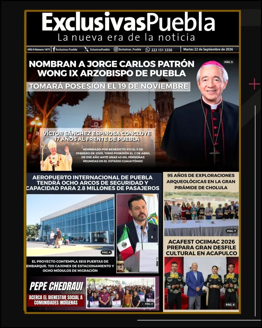 PORTADA PUEBLA 22 DE SEPTIEMBRE