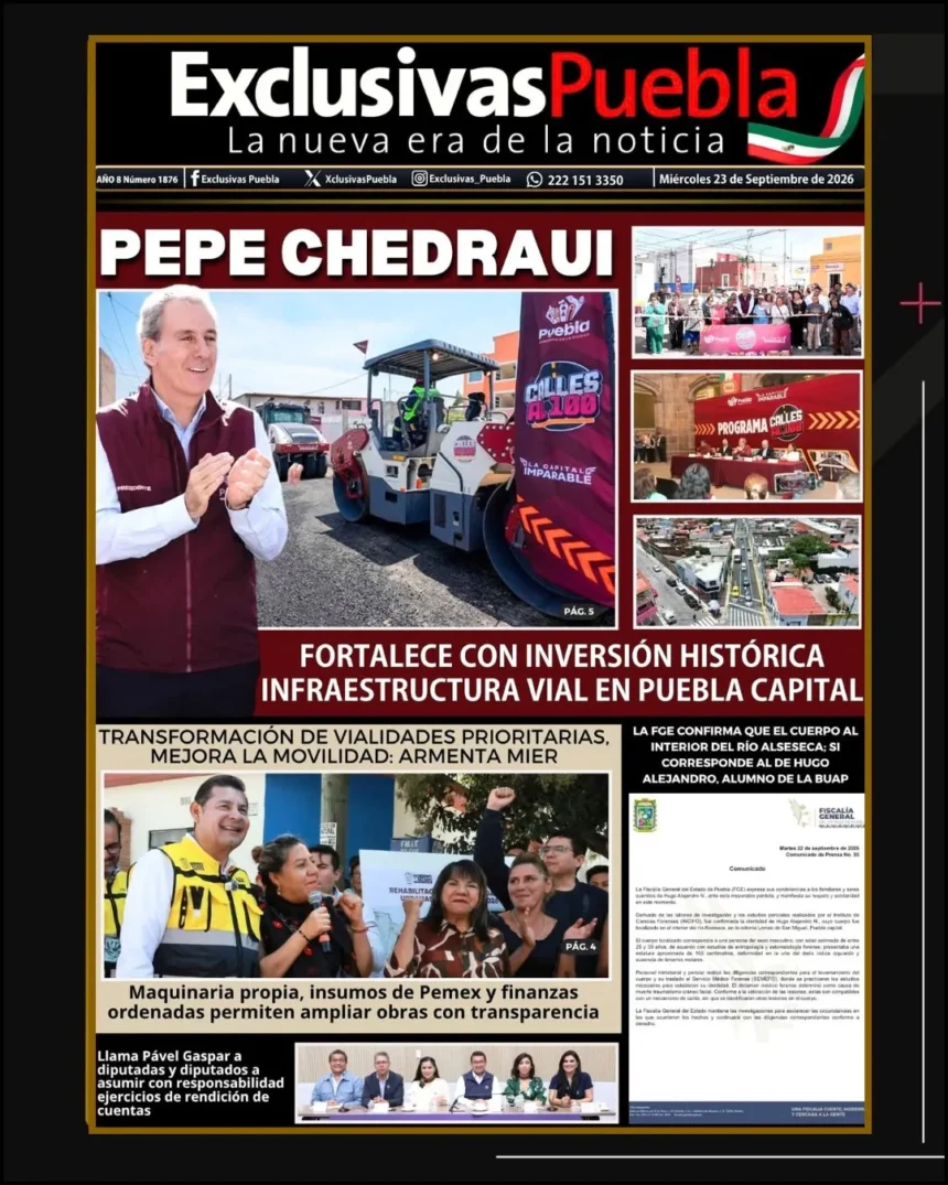 PORTADA PUEBLA 23 DE SEPTIEMBRE