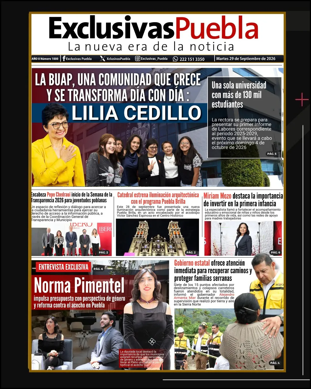 PORTADA PUEBLA 29 DE SEPTIEMBRE