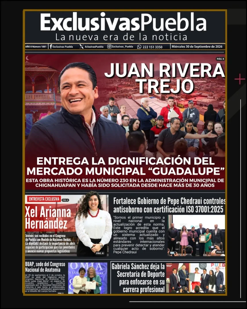PORTADA PUEBLA 30 DE SEPTIEMBRE