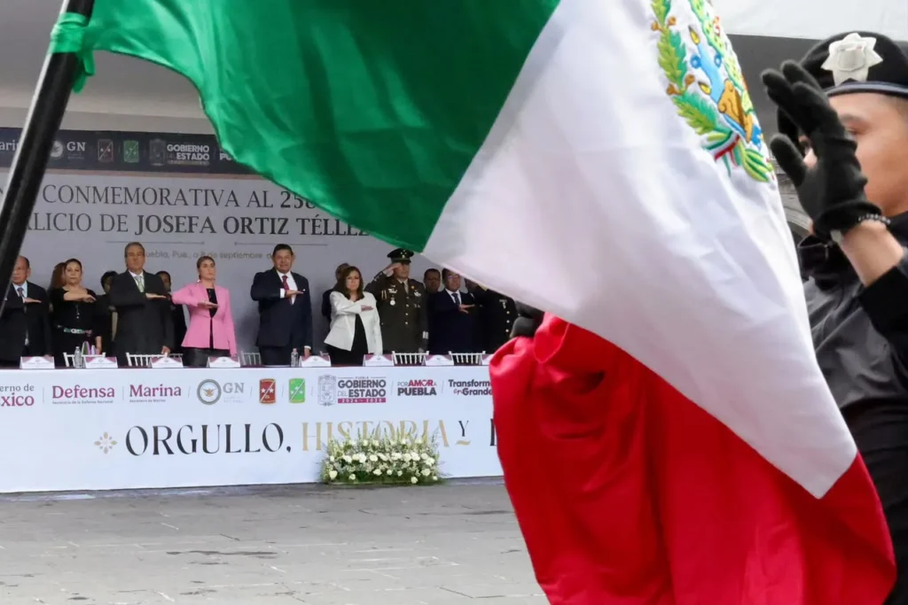 Puebla conmemora a Josefa Ortiz y destaca el papel de las mujeres en la vida pública durante ceremonia por su 258 aniversario en Puebla