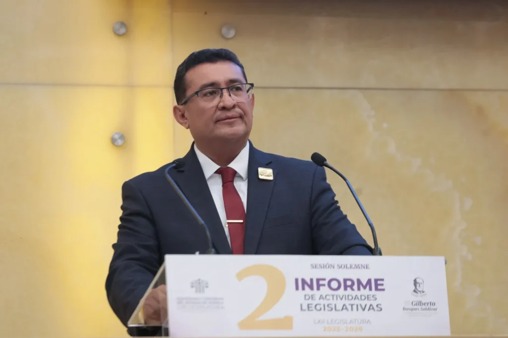Rinde Pavel Gaspar Segundo Informe de Actividades Legislativas del Congreso de Puebla