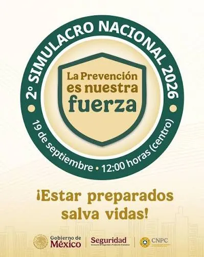 Segundo Simulacro Nacional 2026 celulares y altavoces emitirán alerta este sábado