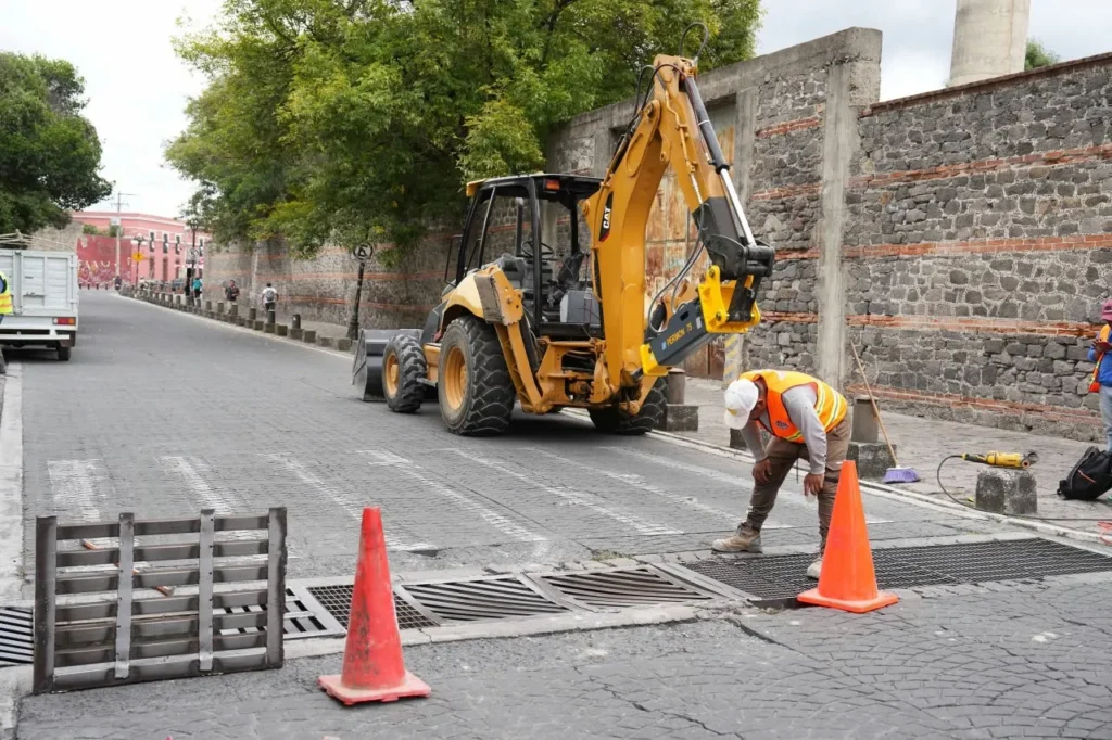 Supervisa Pepe Chedraui modernización del Sistema de Captación Pluvial en bulevar Héroes del 5 de Mayo