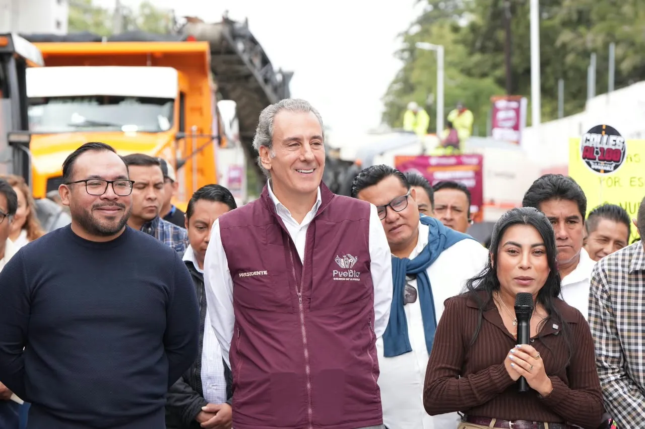 Arranca Pepe Chedraui rehabilitación vial en San Francisco Totimehuacan