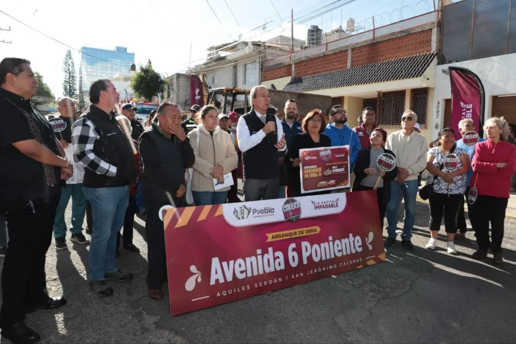 Arranca Pepe Chedraui trabajos de rehabilitación vial en San Jerónimo Caleras