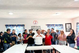 Atiende Severiano de la Rosa a colonias Antorchistas de Amozoc mediante diálogo y trabajo coordinado.