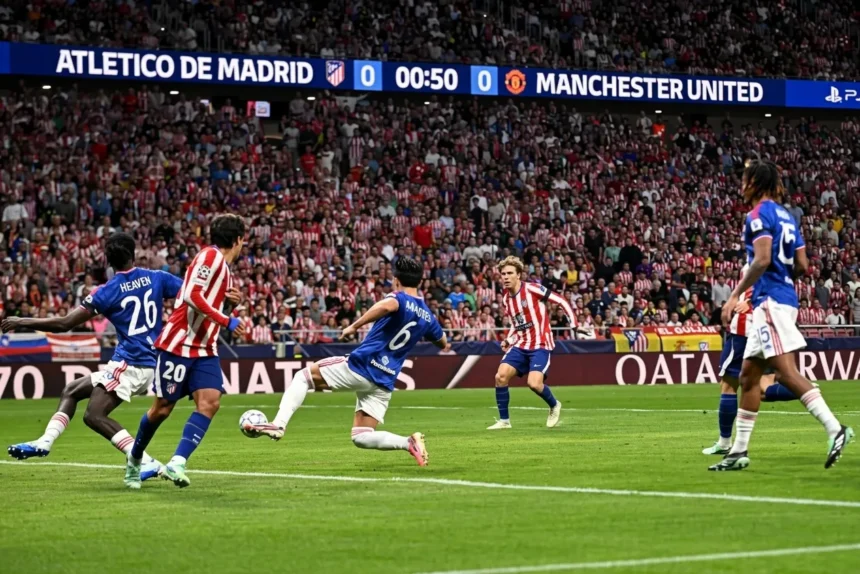 Atlético de Madrid vence al Manchester United en Champions; Obed Vargas se queda sin jugar