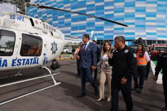 Con helicópteros y sistema de drones SSP, reforzará el combate a la delincuencia en Puebla