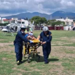 Con traslado médico aéreo de Acatlán a Tehuacán, Gobierno Estatal asegura atención oportuna