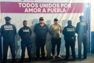 En Coronango, fuerzas de seguridad recuperan tractocamión robado
