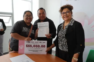 Entregan apoyos para equipamiento comunitario en Cuautlancingo