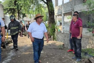 Gobierno Municipal de Amozoc atiende de manera inmediata afectación por las fuertes lluvias registradas en Chachapa