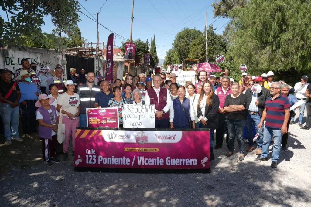 Impulsa Pepe Chedraui pavimentación de vialidades en Guadalupe Hidalgo