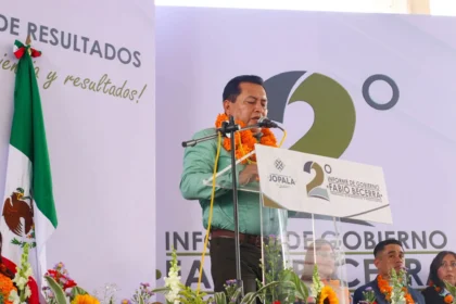 Rinde Fabio Becerra su Segundo Informe al frente de Jopala; destaca obras y resultados