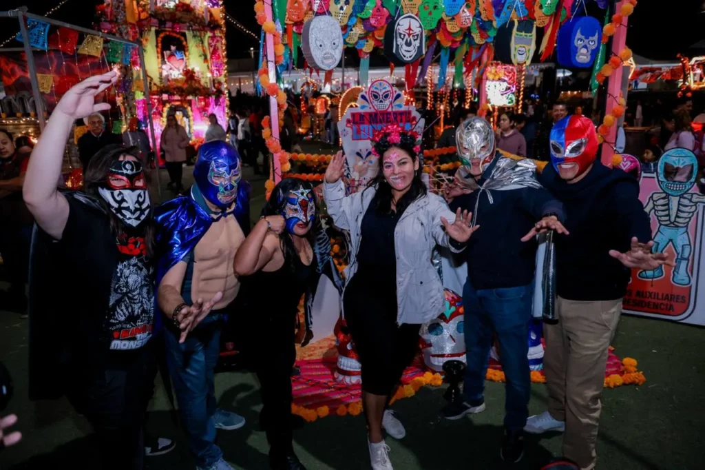 Lupita Cuautle inaugura el Festival “Sendero al Mictlán”, una celebración de identidad y orgullo sanandreseño