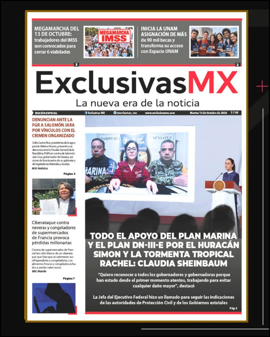 PORTADA MÉXICO 13 DE OCTUBRE