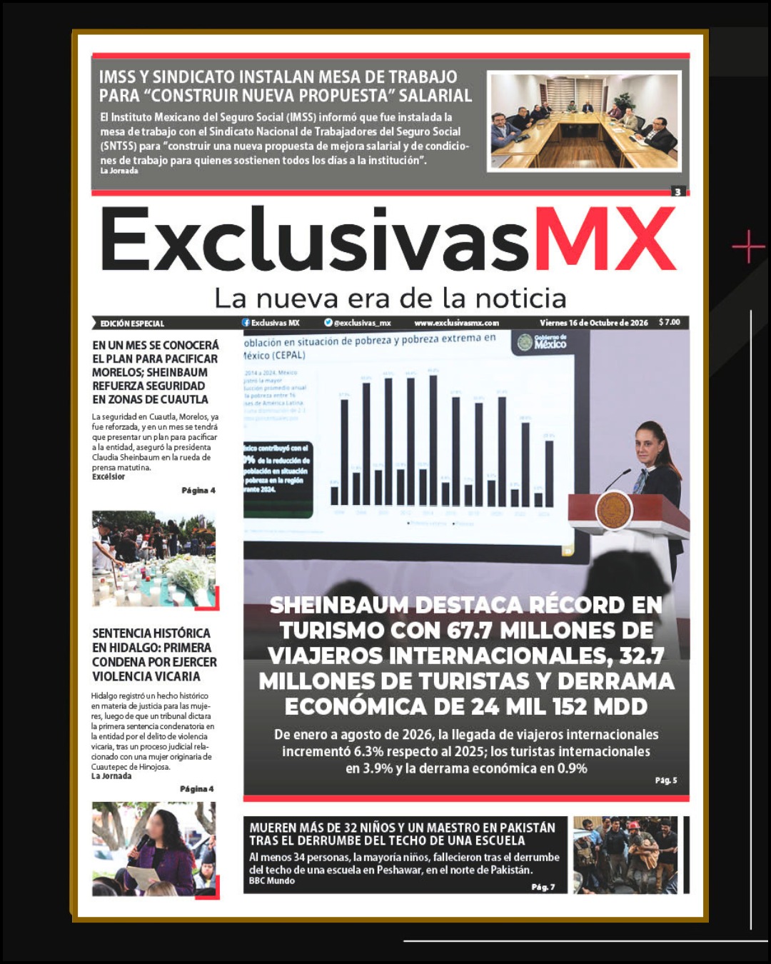 PORTADA MÉXICO 16 DE OCTUBRE