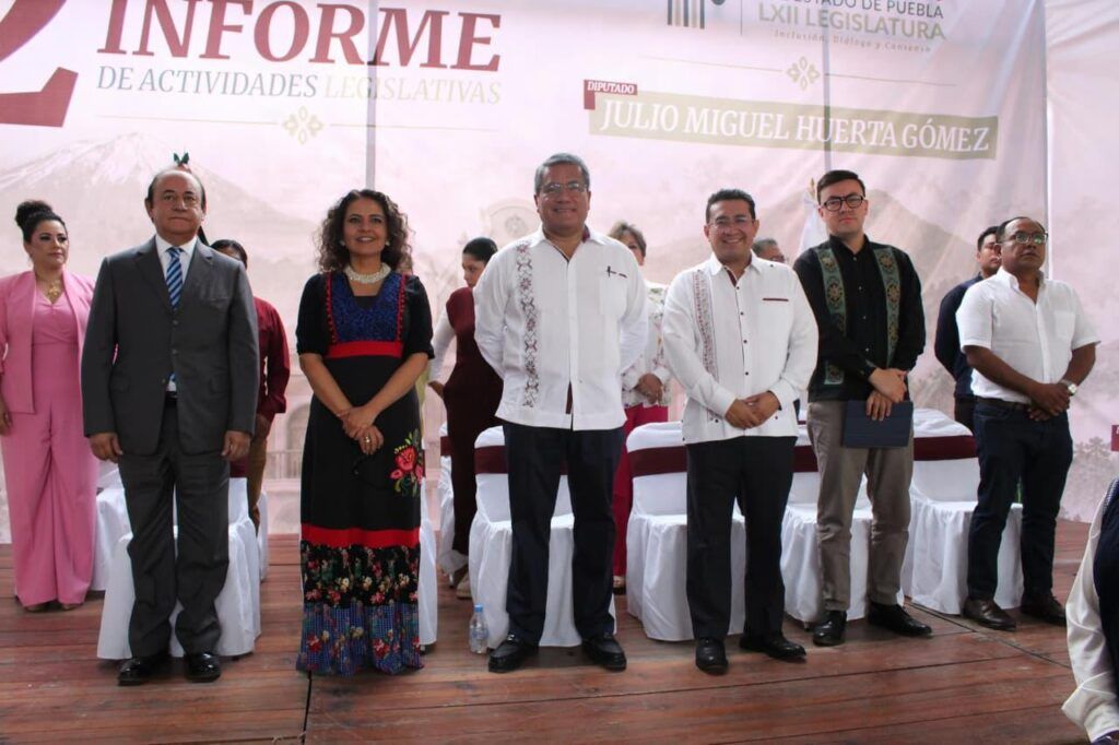 Presenta Julio Huerta su Segundo Informe de Actividades; destaca trabajo en materia de gobernación, seguridad y trabajo en territorio