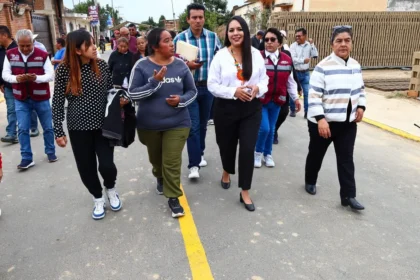 Prioriza Tonantzin Fernández obras con sentido social en San Pedro Cholula
