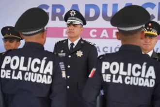 Realiza Gobierno de Pepe Chedraui graduación cadetes de la Academia de Formación y Profesionalización Policial