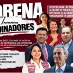 Registro para las principales alcaldías de Puebla en Morena diputados, ex alcaldes y funcionarios en contienda