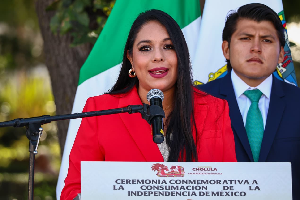 San Pedro Cholula conmemora 205 años de la Consumación de la Independencia de México