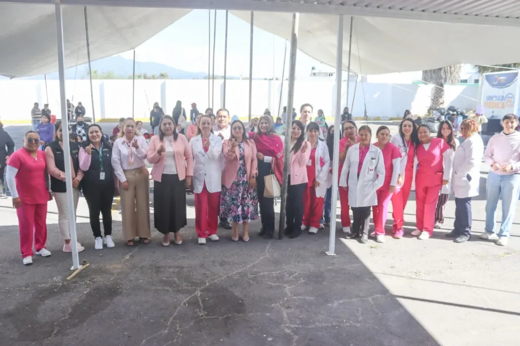 Severiano de la Rosa y Gloria Barrales encabezan Jornada de Detección Oportuna de Cáncer de Mama