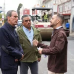 Supervisa Pepe Chedraui avances del Tren Capitalino de Pavimentación en avenida 16 de Septiembre