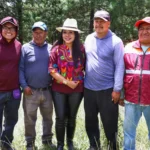 Tonantzin Fernández encabeza jornada de reforestación en el Cerro Zapotecas